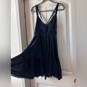 Wishlist Navy Blue Spaghetti Strap Sundress